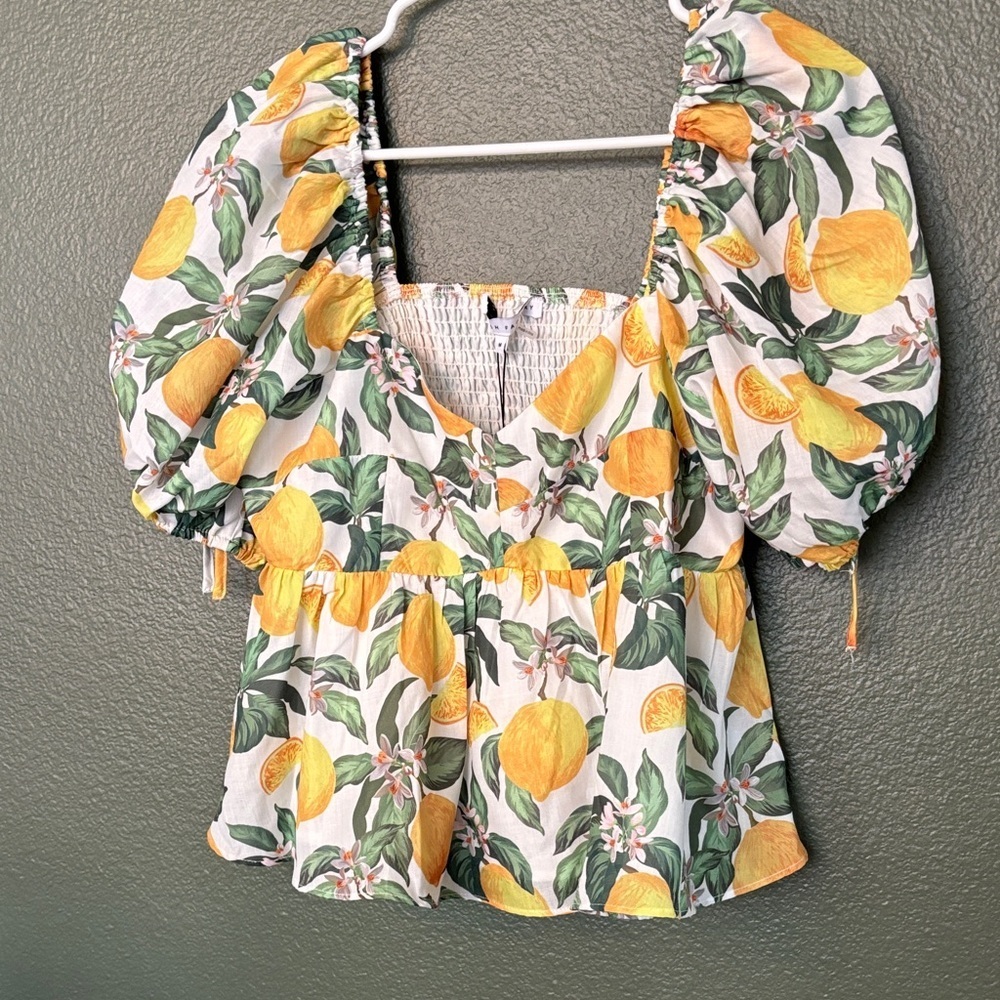 Feminine girly backyard bbq vintage inspired Puff Sleeve Top 🤩